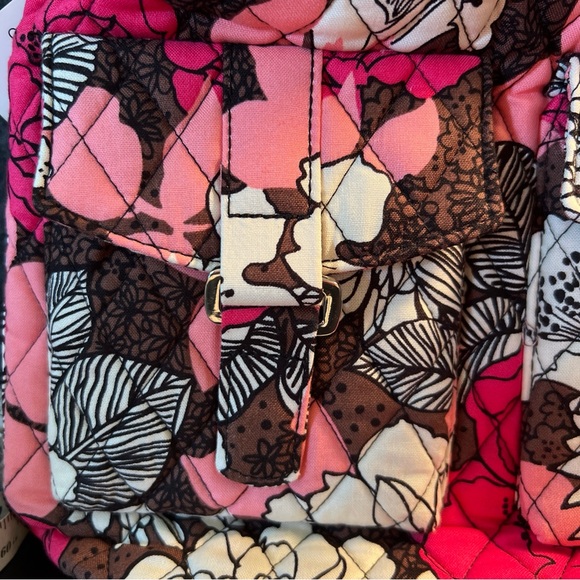 Very Bradley‎ NWT Quick Draw Bag Mocha Rouge 11602-110 - Picture 2 of 16